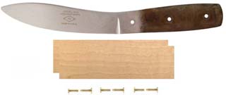 Sheep Skinner Knife Kit with Maple Handle